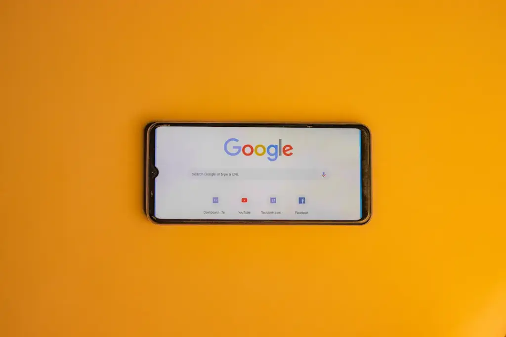 mobile google ads search interface