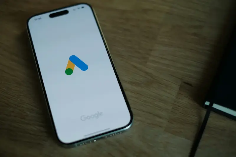 google ads PPC logo on mobile screen