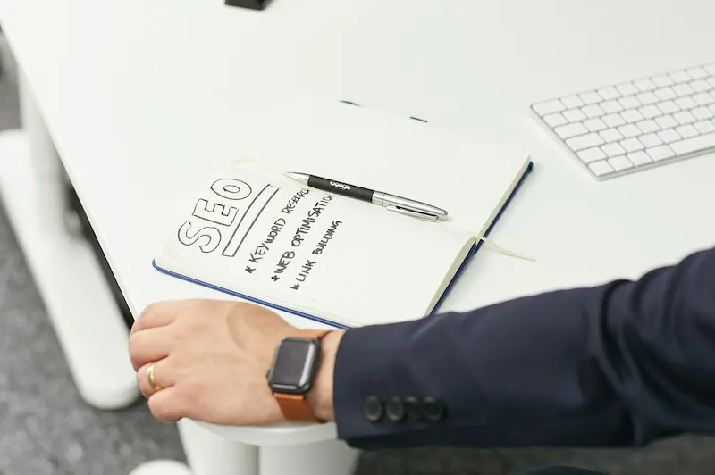 SEO services planning book